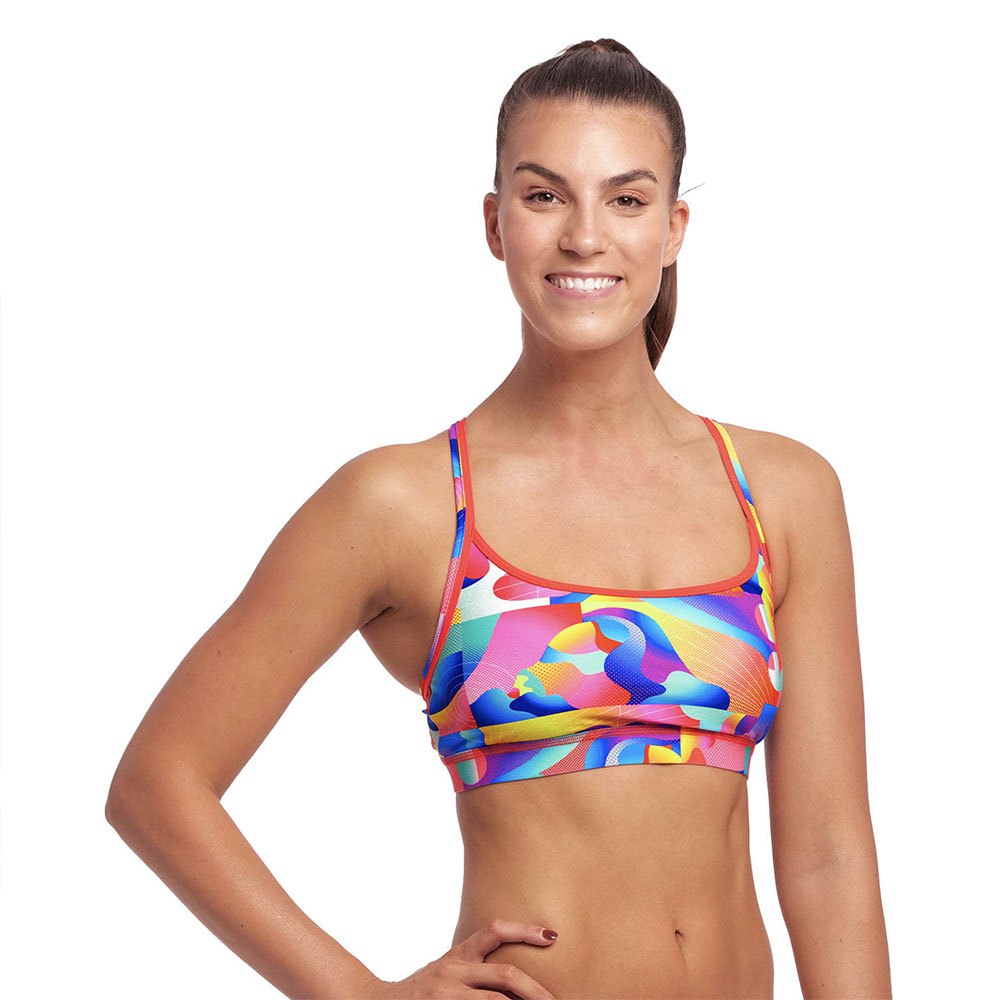 Funkita Sports Bikini Top Mehrfarbig AUS 8 Frau von Funkita