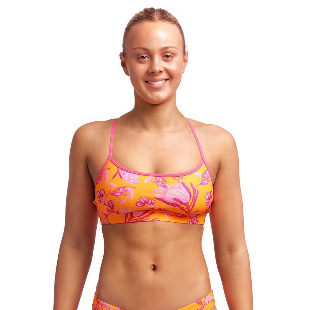Funkita Swim Sports Top Orange AUS 14 Frau von Funkita