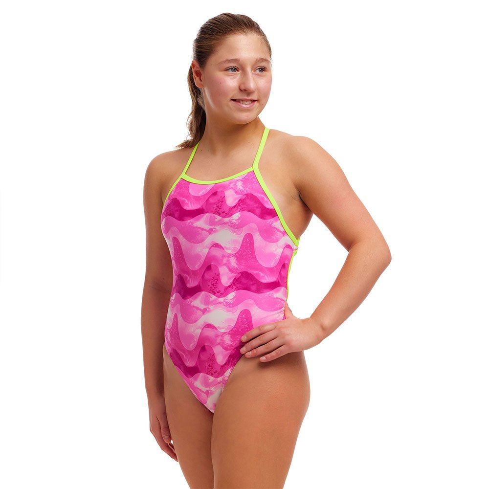 Funkita Tie Me Tight Swimsuit Rosa 10 Years Mädchen von Funkita