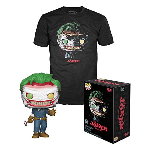 Funko - Pop & Tee DC Comics The Joker Exclusive M Action-Puppen, Mehrfarbig (135420) von Funko