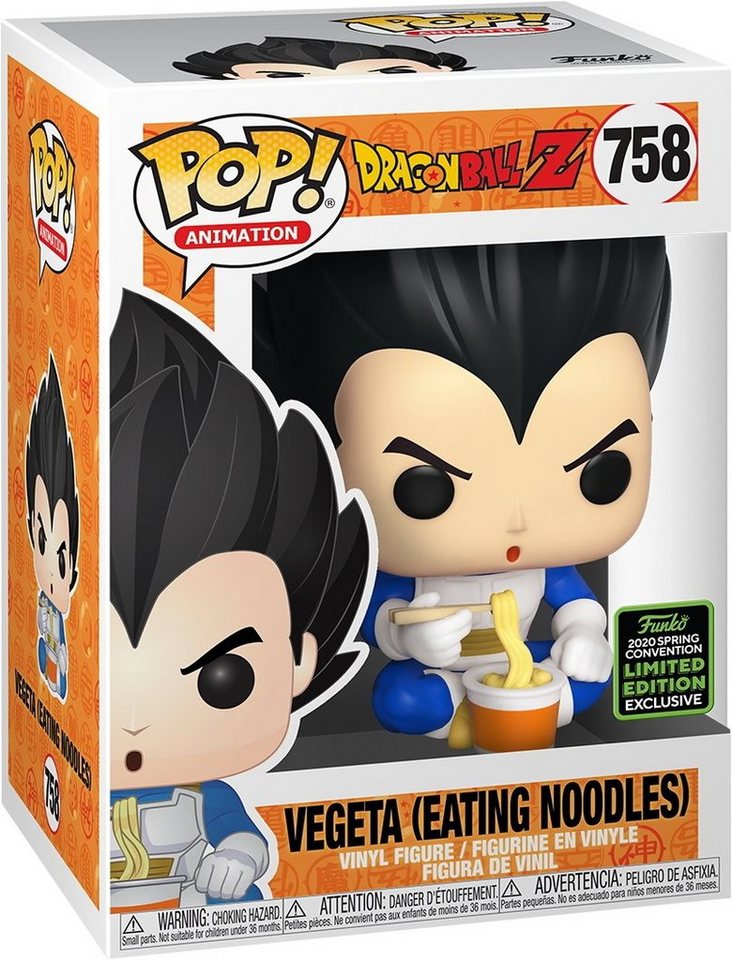 Funko Spielfigur Dragon Ball Z Vegeta Eating Noodles 758 ECCC 2020 von Funko