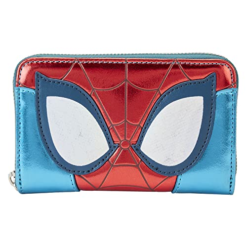 Loungefly: Marvel - Spider-Man Shine Zip Around Wallet von Loungefly
