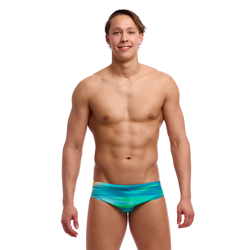 Funky Trunks Classic Swimming Brief Blau AUS 32 Mann von Funky Trunks