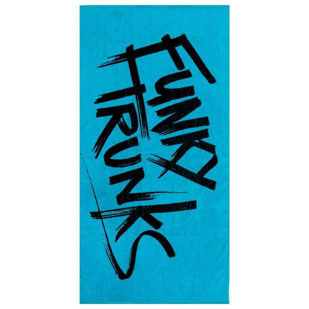Funky Trunks Cotton Jacquard Tagged Blue Towel Blau 80x160 cm von Funky Trunks