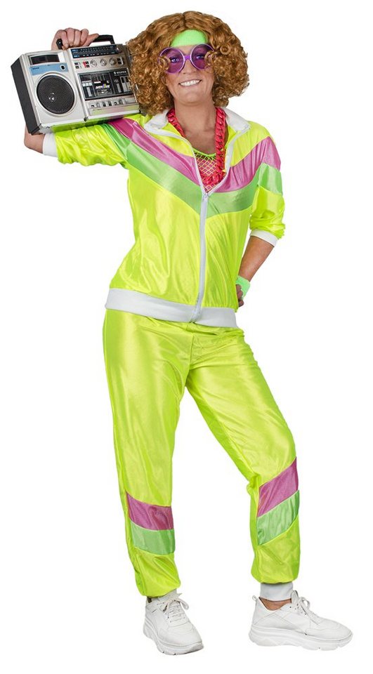 Funny Fashion Kostüm 80er Jahre Trainingsanzug Jogginganzug für Damen - von Funny Fashion