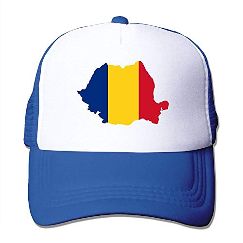 FunnyStar Trucker-Mütze, zweifarbig, Rumänische Flagge, verstellbare Netzkappe von FunnyStar