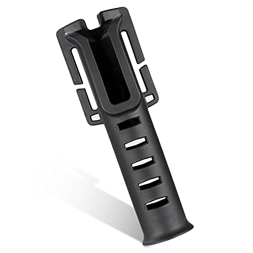 Tragbarer Angelruten-Halter, tragbarer Rutenhalter für Outdoor-Angelausrüstung, leicht und langlebig (schwarz) von Fusiontec
