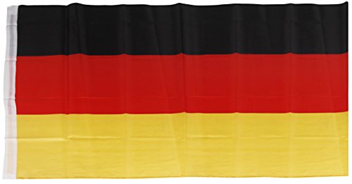 Fußball WM Unisex – Erwachsene 1969149 Fahne Deutschland 150x90 cm, bunt, 1 von Fußball WM