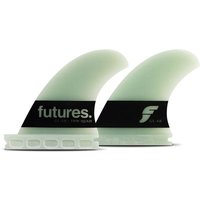Futures Fins Big Wave Quad G Lopez 4.00 G10 Fin Set grün von Futures Fins