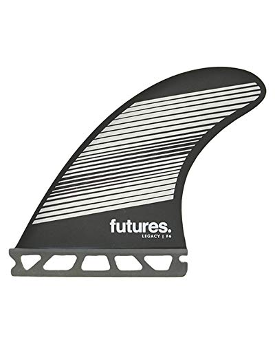 Futures F6 Legacy Series Quad Fin Medium Grey Black von Futures