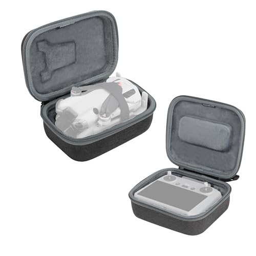 Fututech Aufbewahrungstasche für DJI Mini 4 Pro RC2 RC-N2 Koffer Tragetasche für Drohne Schutzhülle für Fernbedienung Zubehör Drohne, Combo1, koffer von Fututech