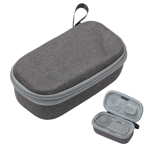 Fututech Mini-Aufbewahrungstasche für Insta360 X4, Handtasche, Transporttasche für Action-Kamera, Schutzhülle Zubehör, grau von Fututech