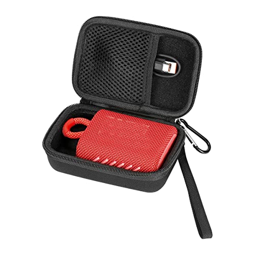 Fututech Schutztasche für JBL Go3, robust, mit Bluetooth-Lautsprecheretui und kratzfestem Koffer, Schwarz von Fututech