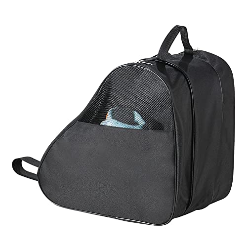 Fuzzbat Schlittschuhtasche, Rollschuhtasche mit Verstellbarem Schultergurt für MäDchen, und die Meisten Erwachsenen, Outdoor-Schlittschuhtasche von Fuzzbat