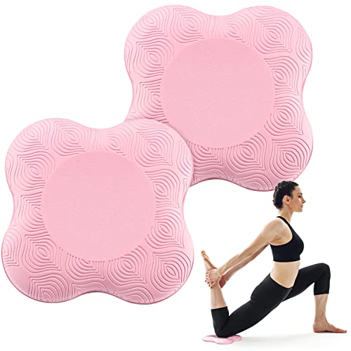 Fyihoxi 2 PCS Yoga Bolster Knieschoner, Umweltfreundlich Yoga Knie Pad, Rutschfest Yogakissen Knieschoner, für Minimiert und Unterstützt Knie Handgelenke und Ellbogen (20 * 20 * 1,5cm) von Fyihoxi