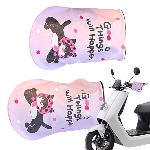 Fyrdyn Lenkerhandschuhe - Motorrad Sonnenschutz und Wetterschutz Handschuhe - Outdoor Griffhandschuhe Für Motorrad Roller Dreirad Erwachsene Fahrer Abenteuer Biker von Fyrdyn