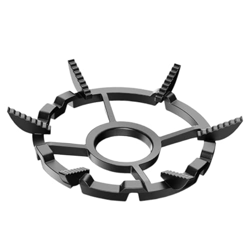 FytStycale Gusseisen Wok Unterstützung Topf Rack Gas Brenner Trivet Nicht Slip Wok von FytStycale
