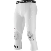 G-FORM Pro gepolsterte 3/4 Tights white XL von G-FORM