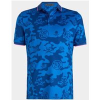 G Fore EXPLODED CAMO TECH JERSEY Halbarm Polo royal von G Fore