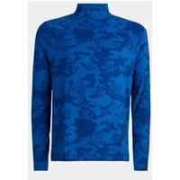 G Fore EXPLODED ICON CAMO LUXE QUARTER ZIP Stretch Midlayer royal von G Fore