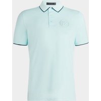 G Fore RIB COLLAR CIRCLE GS EMBOSSED TECH JERSEY Halbarm Polo türkis von G Fore