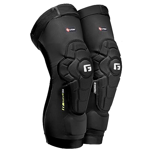 G-Form Pro-Rugged 2 MTB Knieschützer - Mountainbike Knieschützer für Damen und Herren - Schwarz, Erwachsene Medium von G-Form