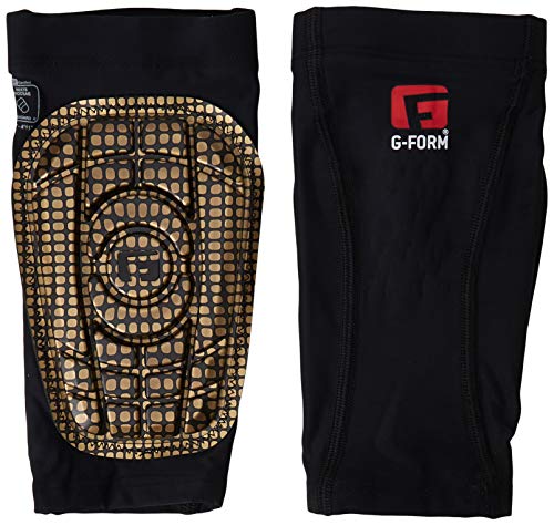 G-Form Pro-S Compact Schienbein-Schützer Schwarz/Gold, L von Nike