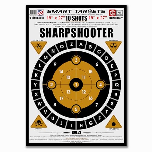 Sharpshooter Großformatige Kunststoff-Zielscheibe von G-Sight