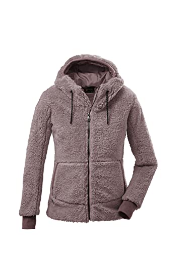 G.I.G.A. DX (GIGEQ Damen Casual Windblocker Teddy Fleecejacke mit Kapuze GW 70 WMN KNTFLC JCKT, rosenholz, 40, 39288-000 von G.I.G.A. DX