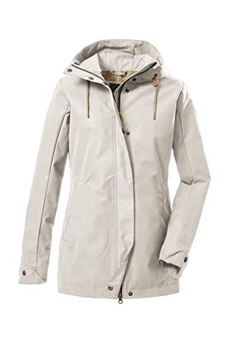 G.I.G.A. DX Damen 3-Lagen Funktionsjacke/Outdoorjacke mit Kapuze WMN JCKT, gebrochenes weiss, 44, 39003-000 von G.I.G.A. DX