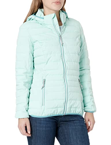 G.I.G.A. DX Damen Casual Funktionsjacke in Daunenoptik mit abzippbarer Kapuze - Uyaka Stripe, eisblau, 34, 34313-000 von G.I.G.A. DX