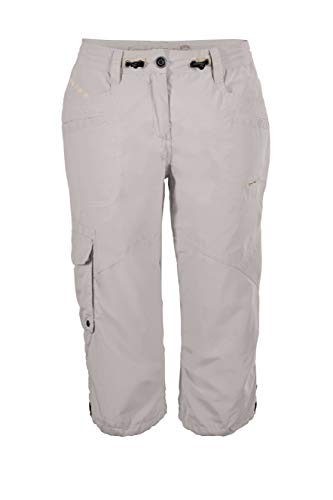 G.I.G.A. DX Damen Caprihose Fenia, 3/4 Cargo Hose für den Sommer, Taillenweite verstellbar, weiß, 40 von G.I.G.A. DX