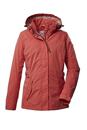 G.I.G.A. DX Damen Funktionsjacke/Outdoorjacke mit abzippbarer Kapuze GS 104 WMN JCKT, dunkelkoralle, 38, 39417-000 von G.I.G.A. DX