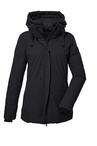 G.I.G.A. DX Damen Funktionsjacke/Outdoorjacke mit abknöpfbarer Kapuze GW 3 WMN JCKT, schwarz, 48, 39932-000 von G.I.G.A. DX