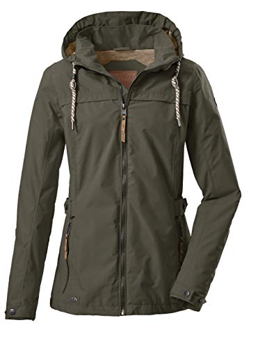 G.I.G.A. DX Damen Funktionsjacke/Outdoorjacke mit abzippbarer Kapuze Jamil WMN JCKT A, dunkeloliv, 42, 36742-000 von G.I.G.A. DX