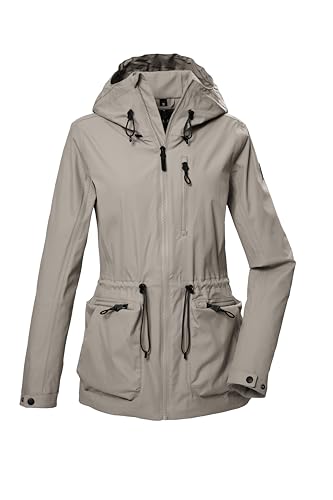 G.I.G.A. DX Damen Funktionsjacke/Outdoorjacke wasserdicht mit Kapuze GS 55 WMN JCKT, hellsand, 48, 42710-000 von G.I.G.A. DX