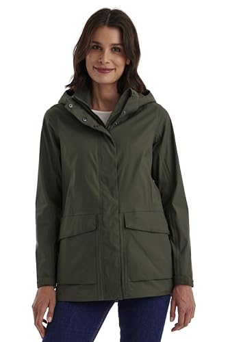 G.I.G.A. DX Damen Funktionsjacke/Outdoorjacke wasserdicht mit abzippbarer Kapuze GS 54 WMN JCKT, oliv, 42, 42871-000 von G.I.G.A. DX