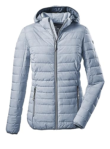 G.I.G.A. DX Damen Uyaka Stripe Funktionsjacke In Daunenoptik Mit Abzippbarer Kapuze/Outdoorjacke, Blau, 50 EU von G.I.G.A. DX