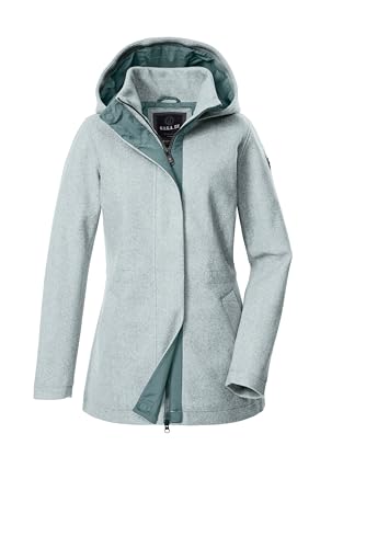 G.I.G.A. DX Damen Jacke/Übergangsjacke Wolloptik mit Kapuze GW 78 WMN JCKT, foggy ocean, 40, 43688-000 von G.I.G.A. DX