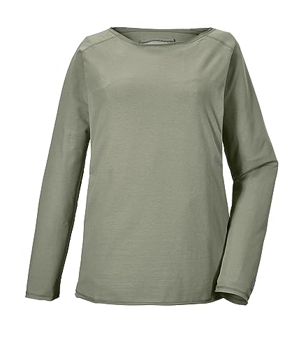 G.I.G.A. DX Damen Langarmshirt GS 39 WMN LS SHRT GOTS, Seagrass, 34, 41165-000 von G.I.G.A. DX