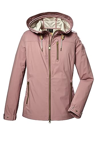 G.I.G.A. DX Damen Softshell Jacke mit Kapuze/Outdoorjacke GS 24 WMN SFTSHLL JCKT, taupe, 36, 41669-000 von G.I.G.A. DX