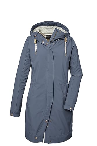 G.I.G.A. DX Damen Softshell Parka mit Kapuze/Outdoorjacke GS 16 WMN SFTSHLL PRK, rauchblau, 48, 41449-000 von G.I.G.A. DX