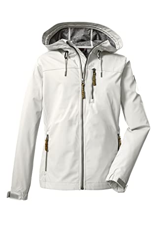 G.I.G.A. DX Damen Softshelljacke/Outdoorjacke mit Kapuze GS 97 WMN SFTSHLL JCKT, 36, gebrochenes weiss, 38392-000 von G.I.G.A. DX