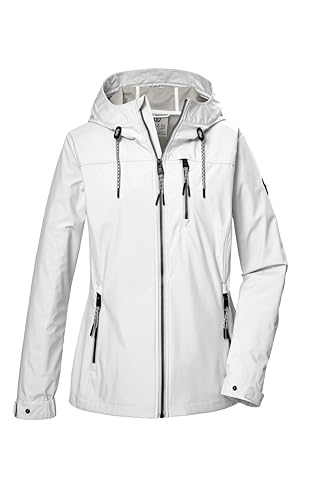 G.I.G.A. DX Damen Softshelljacke/Outdoorjacke mit Kapuze GS 74 WMN SFTSHLL JCKT, gebrochenes weiss, 48, 43052-000 von G.I.G.A. DX