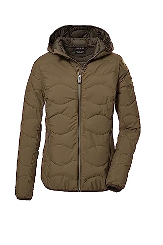 G.I.G.A. DX Damen Steppjacke mit Kapuze/Funktionsjacke ist wasserabweisend GW 21 WMN QLTD JCKT, camel, 34, 39845-000 von G.I.G.A. DX