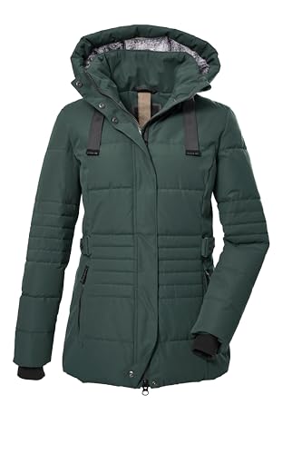 G.I.G.A. DX Damen Steppjacke mit abzippbarer Kapuze/Funktionsjacke in Daunenoptik GW 25 WMN QLTD JCKT, dunkel blaugrün, 36, 39930-000 von G.I.G.A. DX