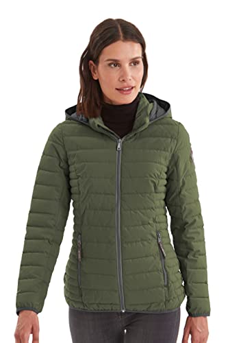 Killtec Damen Gauror Jr Casual Funktionsjacke In Daunenoptik Mit Abzippbarer Kapuze, laubgrün, 38 EU von G.I.G.A. DX