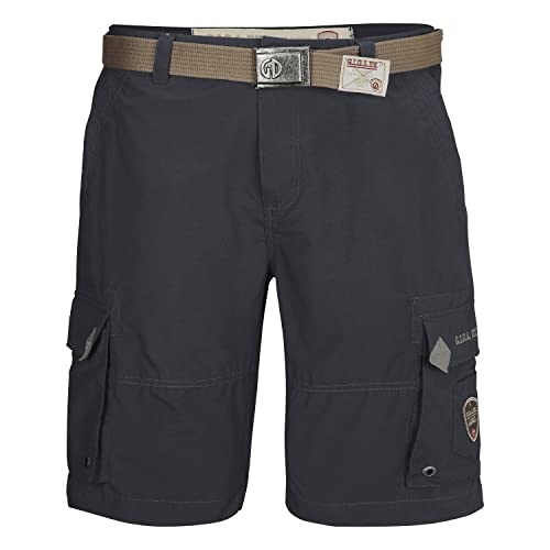 G.I.G.A. DX Herren Casual Bermudas mit Gürtel/Kurze Hose - GS 38 MN BRMDS, anthrazit, 60, 38202-000 von G.I.G.A. DX