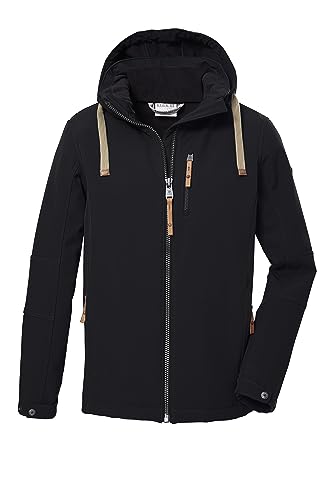 G.I.G.A. DX Herren Softshelljacke/Outdoorjacke mit abzippbarer Kapuze GW 35 MN SFTSHLL JCKT, schwarz, XL, 40807-000 von G.I.G.A. DX