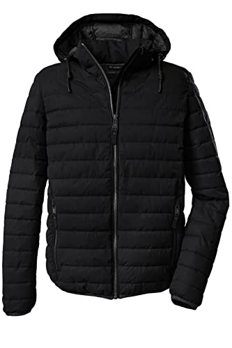 G.I.G.A. DX Herren Gw 42 Mn Qltd Jckt Steppjacke Casual Funktionsjacke in Daunenoptik mit abzippbarer Kapuze, Schwarz, S EU von G.I.G.A. DX